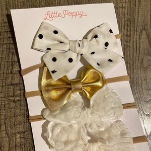 Little Poppy Co Bow on Nylon Set of 4